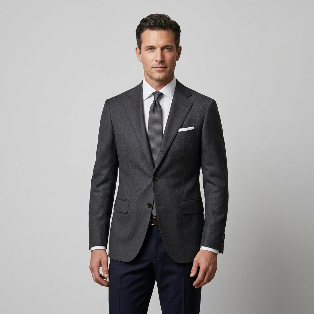 Classic wool jacket on mannequin